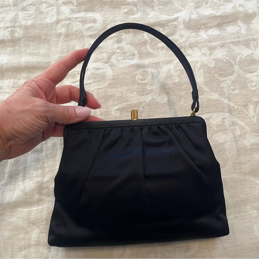 Vintage Coblentz Navy Silk Evening Bag